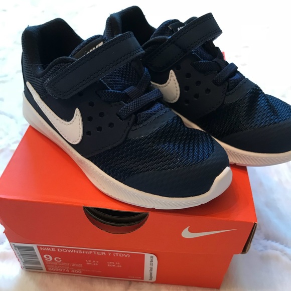 Nike Other - NIB Nike Downshifter Navy/white size 9c